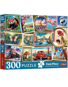 Puzzle Trefl 300Pcs Easy Pieces Postage Stamps - Réf.23100