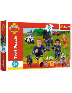 Puzzle Trefl 30Pcs Fireman Sam - Réf.18297
