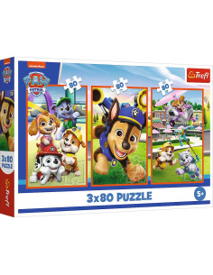 Puzzle Trefl 3x80 Viacom Paw Patrol - Réf.34886
