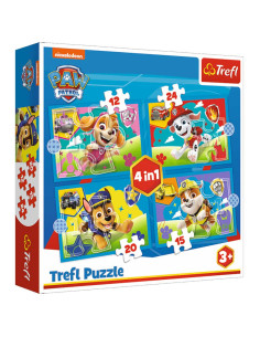 Puzzle Trefl 4en1 Viacom Paw Patrol - Réf.34628