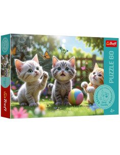 Puzzle Trefl 60Pcs Three Kittens - Réf.17412
