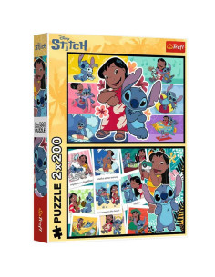 Puzzle Trefl Disney Stitch & Lilo 2x200 pcs - Réf.13334