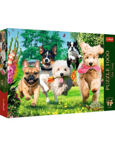 Puzzle Trefl Premium Plus Quality 1000 Pcs Tea Time: Here Comes Trouble! - Réf.10800