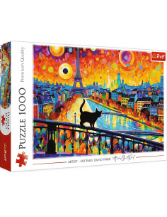 Puzzle Trefl Premium Quality 1000 Pcs Cat in Paris - Réf.10795