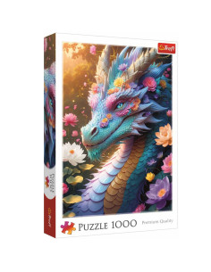 Puzzle Trefl Premium Quality 1000 Pcs Colourful Dragon - Réf.10953