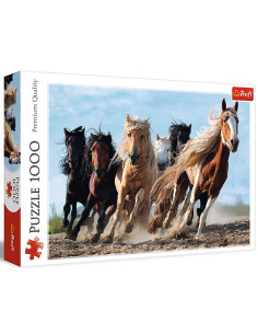 Puzzle Trefl Premium Quality 1000 Pcs Galloping Horses - Réf.10446