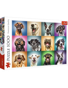Puzzle Trefl Premium Quality 1000 Pcs Portrait de Chiens - Réf.10462