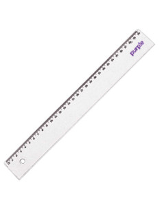 Règle Plate 30 cm Essential - Purple