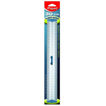 Règle Plate Triple Décimètre, 30cm - Maped
