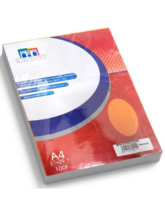 Rame Papier A4 Orange 160Gr, 100F - Ribat