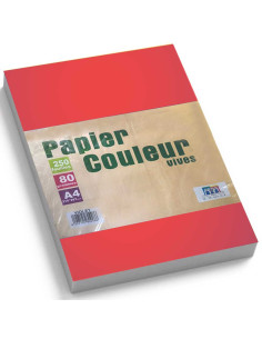 Rame Papier A4 Orange 80Gr, 250F - Ribat