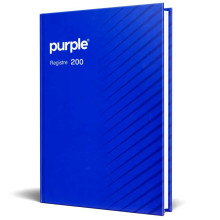 Registre 5/5, 200 Pages - Purple