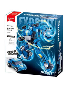 Robot Transformable Voiture M38-B1317 - Sluban