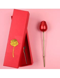 Rose Coffret qui S'ouvre avec Boite Cadeau, 27cm