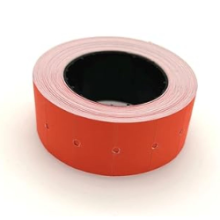 Rouleau De 500 étiquettes De Prix Fluo Assortie