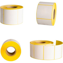 Rouleau De 500 étiquettes Thermique Blanc 58X43