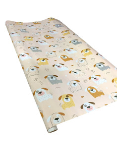 Rouleau Papier Cadeau Chiens Mignons Chiots Kawaii, 70/50cm