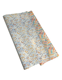 Rouleau Papier Cadeau Motifs Artistiques Colorés, 50/70cm