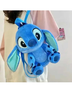 Sac à Bandoulière Peluche Stitch, Doux et Mignon