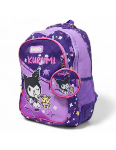 Sac à Dos 2 Compartiments Kuromi, Kalino - Réf.10179