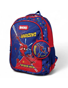 Sac à Dos 2 Compartiments Spiderman, Kalino - Réf.10175