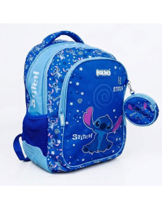 Sac à Dos 2 Compartiments Stitch Bleu - Kalino