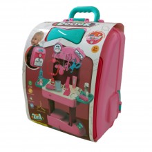 Sac à Dos 2en1 Docteur et Outils Médicaux Fille 23pcs
