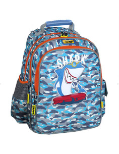 Sac à Dos 3 Compartiments, Requin - Happy