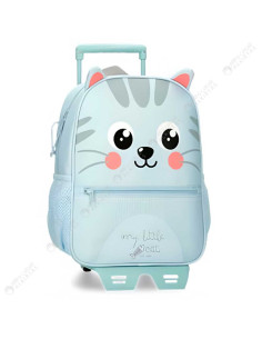 Sac à Dos à Roulettes Trolley Maternelle, Happy Pets My Little Cat - Movom