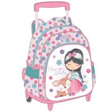 Sac à Dos à Roulettes Trolley MUST I Love You Deerly pour Maternelle - Réf.585766