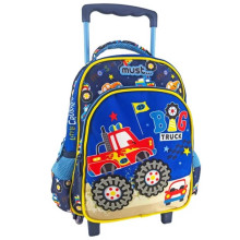 Sac à Dos à Roulettes Trolley MUST Lumineux Little Crusher pour Maternelle - Réf.585486