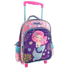 Sac à Dos à Roulettes Trolley MUST Mermaids Are Real pour Maternelle - Réf.585506
