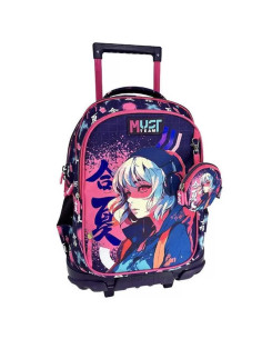 Sac à Dos à Roulettes Trolley Must Team, Anime - Réf.586807