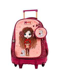 Sac à Dos à Roulettes Trolley Must Team, Girl - Réf.587212