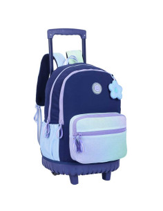 Sac à Dos à Roulettes Trolley, Starmania Navy - Marshmallow