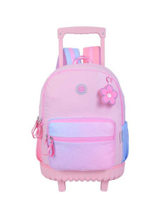 Sac à Dos à Roulettes Trolley, Starmania Rose - Marshmallow