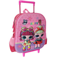 Sac à Dos à Roulettes Trolley ZAINO Maternelle Happy - Réf.OH330-1