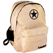Sac à Dos Leaders 2 Compartiments Star Beige