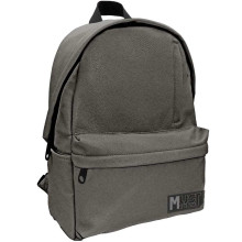 Sac à Dos MUST Cuir Crocodile Gris Foncé Collège/Lycée 22L - Réf.585983