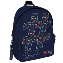 Sac à Dos MUST Inspiration Hashtag Collège/Lycée 22L - Réf.585797