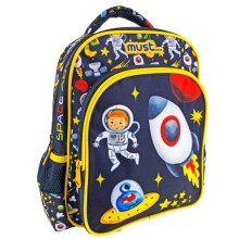 Sac à Dos MUST Lumineux Space Adventure pour Maternelle 2 Compartiments - Réf.585593