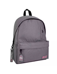 Sac à Dos Must Team 1 Compartiment Collège/Lycée, Uni Gris - Réf.586424