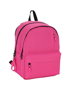 Sac à Dos Must Team 2 Compartiments Collège/Lycée, Rose Fushia - Réf.587545