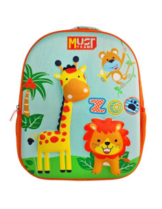 Sac à Dos Must Team Maternelle, 3D Animals - Réf.587578