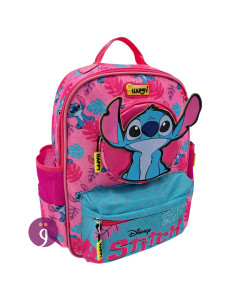 Sac à Dos Préparatoire Stitch Rose, Happy - Réf.32020