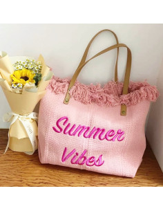 Sac Cabas Femme Summer Vibes - Style Bohème Chic & Estival