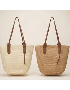 Sac Cabas Femme Tressé Grand Format - Style Naturel & Élégant