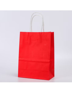 Sac Cadeau Kraft Colorés 6 Couleurs, 22x27cm