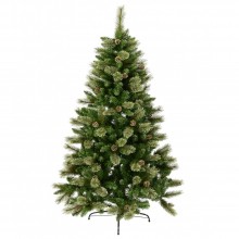 Sapin de Noël Artificiel avec Pommes de Pin 210cm