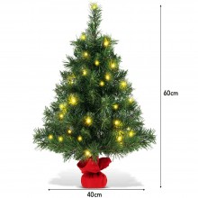 Sapin de Noël Artificiel Lumineux LED 60cm